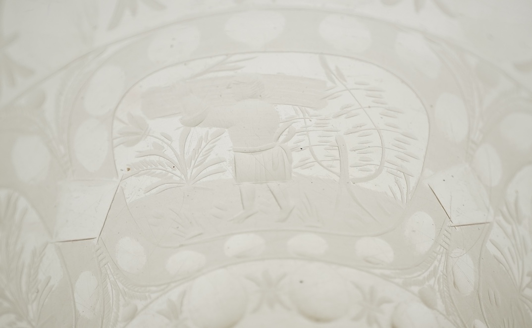 A massive Bohemian 'Four Seasons' beaker, c.1700